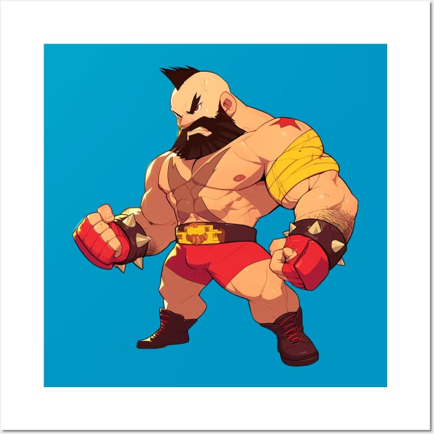 zangief Wall Art by StevenBag